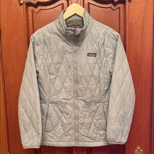 Girls Patagonia Nano Puff Diamond Quilt Jacket XL (14)